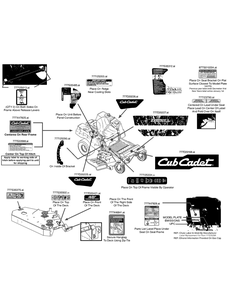 Label Map 17csdalb010 Diagram and Parts List for Z-FORCEL48 (17CSDALB009-17CSDALB010)(2015) Cub Cadet Lawn Tractor
